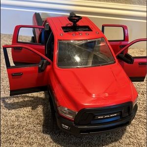 Bruder Toys 2017 Ram Power Wagon With Working Suspension, Steering, Doors.